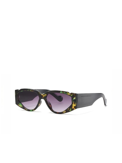 

AUGEN Unisex Grey Lens & Black Cateye Sunglasses with UV Protected Lens VI-SG-121