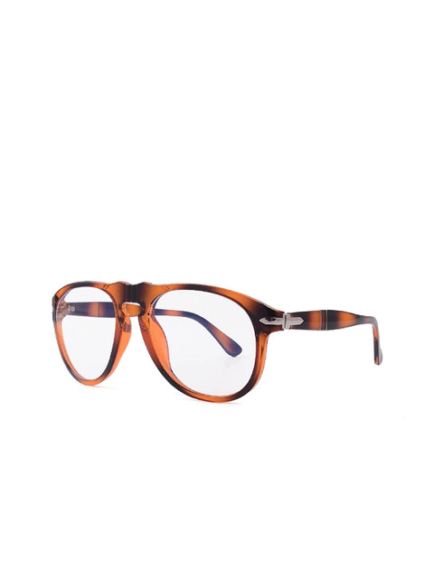 

AUGEN Clear Lens & Brown Aviator Sunglasses with Polarised and UV Lens VI-SG-110-DaBrown3, Transparent