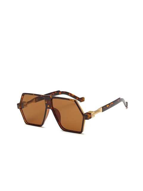 

AUGEN Brown Lens & Square Sunglasses with UV Protected Lens- VI-SG-104