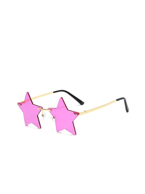 

AUGEN Unisex Purple Lens & Gold-Toned Other Sunglasses with UV Protected Lens