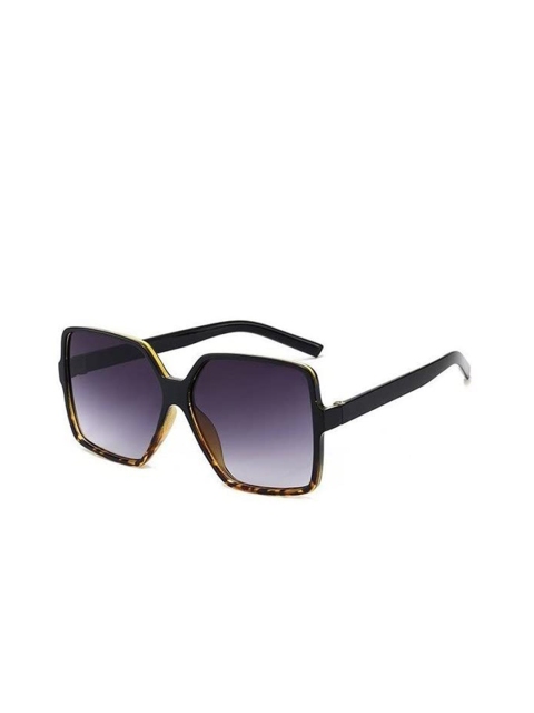 

AUGEN Unisex Grey Lens & Brown Oversized Sunglasses with UV Protected Lens