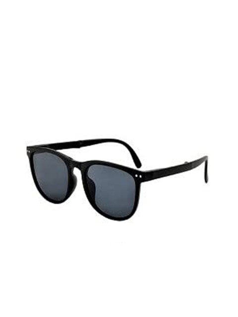 

AUGEN Unisex Black Lens & Black Aviator Sunglasses with UV Protected Lens VI-SG-136