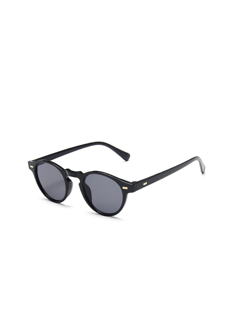 

AUGEN Unisex Black Lens & Black Round Sunglasses VI-SG-107-Black-Black