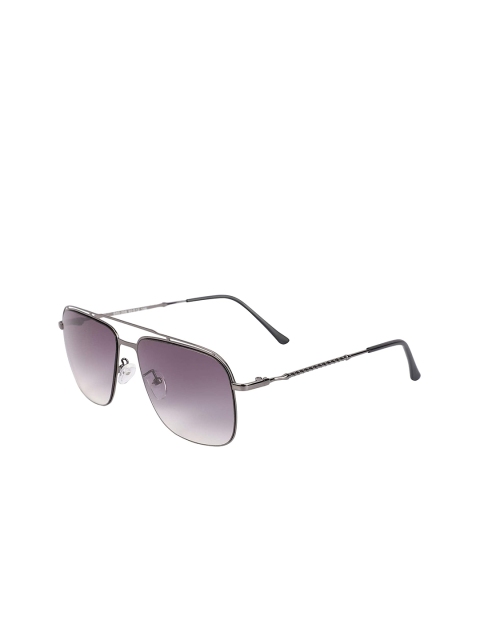 

AUGEN Unisex Grey Lens & Gunmetal-Toned Aviator Sunglasses VI-SG-80208-Grey-Grey