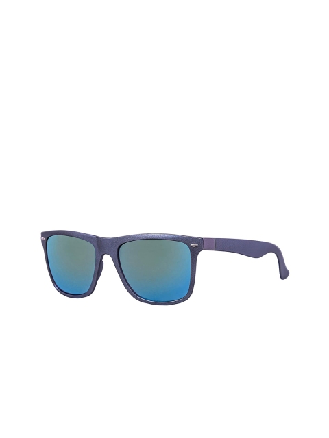 

AUGEN Unisex Green Lens & Blue Square Sunglasses with UV Protected Lens