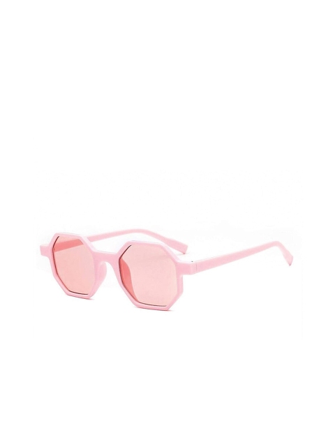 

AUGEN Unisex Pink Lens & Pink Sunglasses with UV Protected Lens