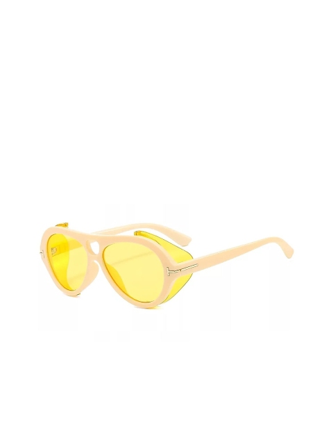 

AUGEN Unisex Yellow Lens Aviator Sunglasses with UV Protected Lens- VI-SG-109