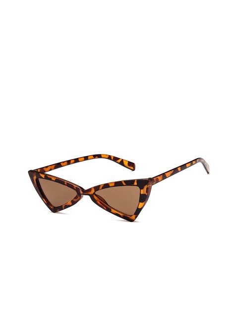 

AUGEN Unisex Brown Lens & Brown Cateye Sunglasses VI-SG-YS025-Brown-Brown-Brown