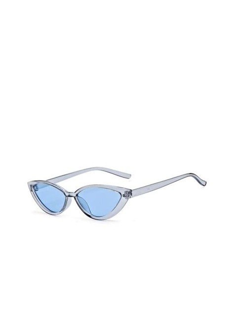 

AUGEN Unisex Blue Lens & Blue Cateye Sunglasses with UV Protected Lens