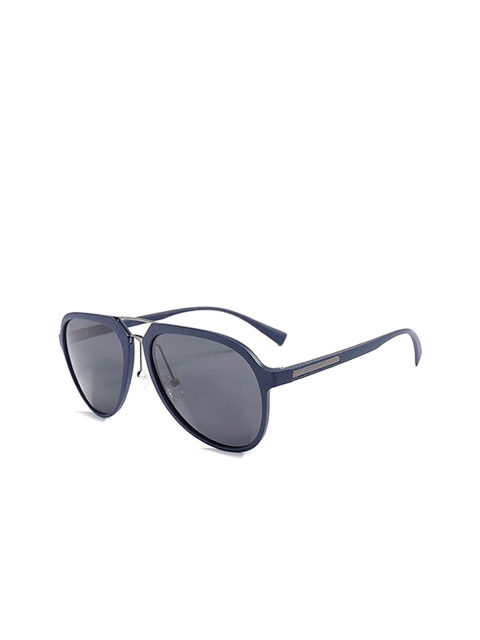 

AUGEN Unisex Black Lens & Blue Aviator Sunglasses with Polarised Lens VI-SG-9106