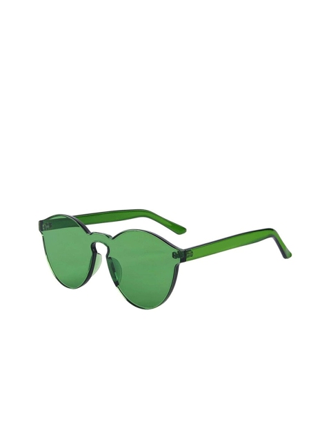 

AUGEN Unisex Green Lens & Green Round Sunglasses with UV Protected Lens
