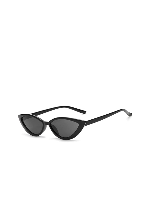 

AUGEN Unisex Black Lens & Black Cateye Sunglasses VI-SG-134-Black-Black