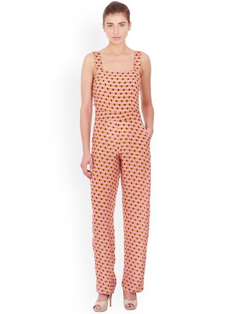 

Label Ritu Kumar Pink Printed Jumpsuit