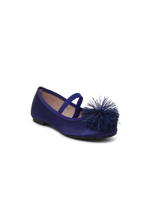 

Kittens Girls Navy Ballerinas, Navy blue