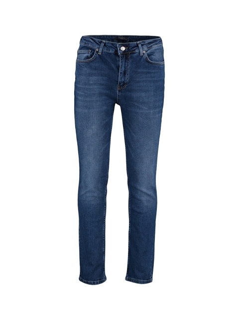 

Trendyol Men Blue Solid Cotton Light Fade Regular Fit Jeans