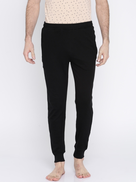 

Hanes Men Black Lounge Pants MPP12-002-PL