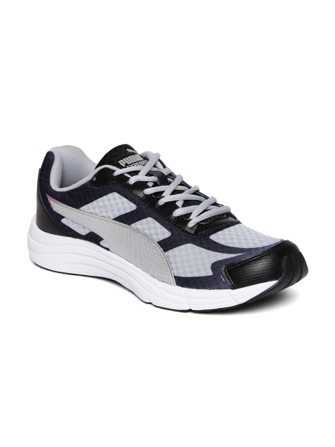 

Puma Men Grey & Navy Expedite IDP Running Shoes