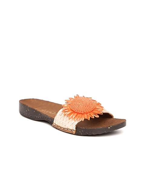 

Catwalk Women Orange Patterned Open Toe Flats