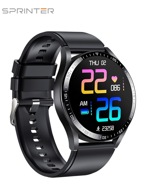 

JUST CORSECA Unisex Black Smart Watches