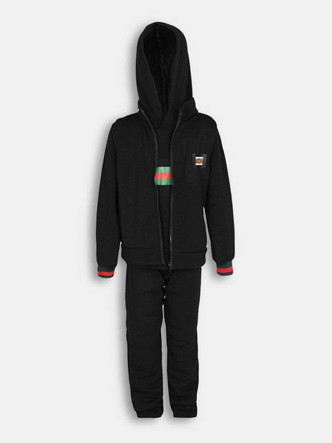 

Hopscotch Boys Black & Green Coat with Trouser