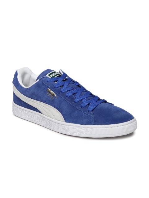 

Puma Men Blue Suede Classic+ Sneakers