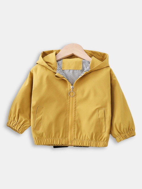 

Hopscotch Boys Yellow Tailored Jacket with Embroidered