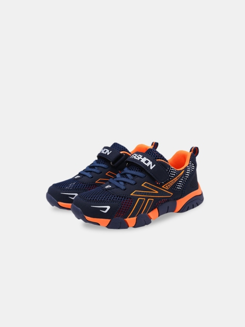 

Hopscotch Boys Orange Colourblocked Sneakers