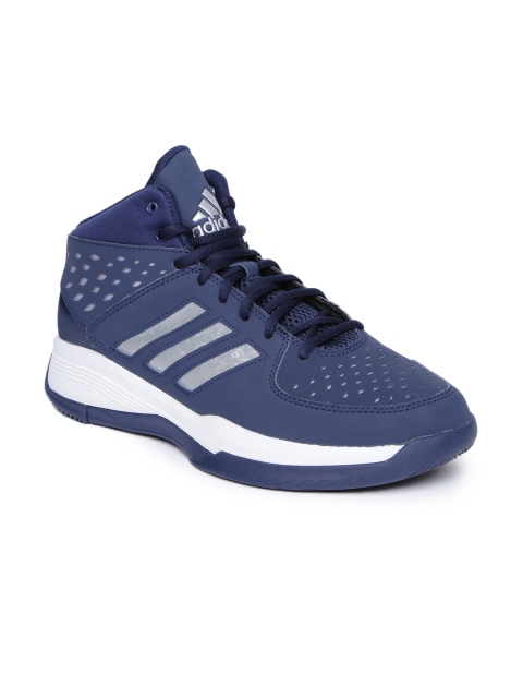 

ADIDAS Men Navy COURT FURY Mid-Top Basketball Shoes, Navy blue