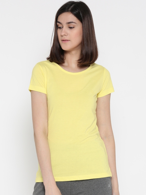 

Sweet Dreams Yellow Solid Lounge T-shirt