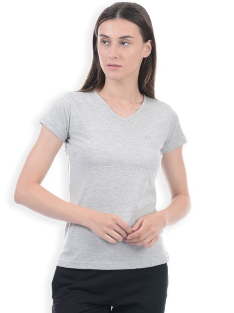 

Sweet Dreams Grey Melange Solid Lounge T-shirt