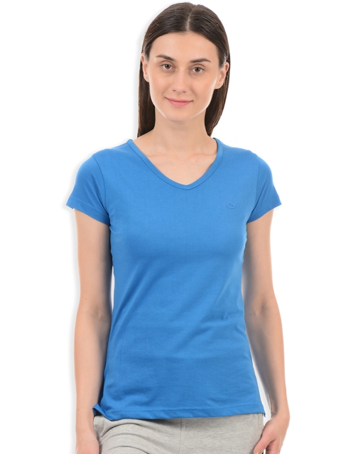

Sweet Dreams Women Blue Solid Lounge T-shirt