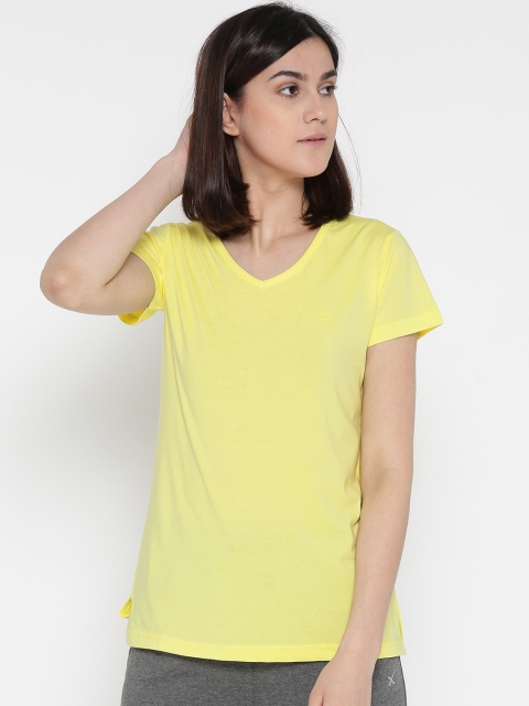 

Sweet Dreams Yellow Solid Lounge T-shirt
