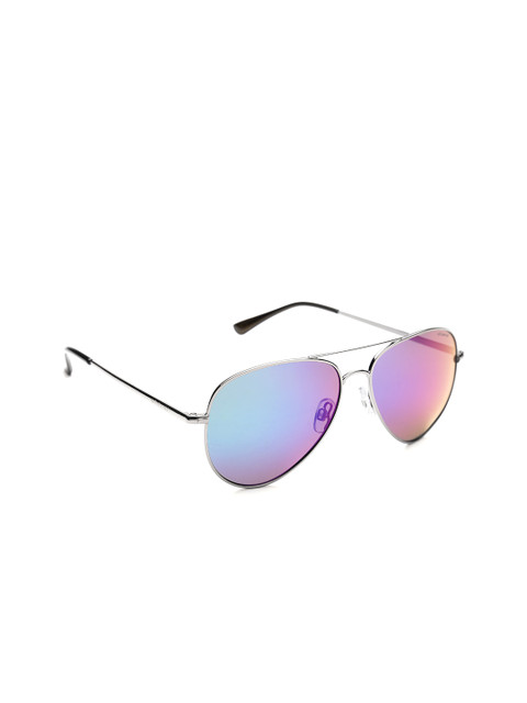 

Polaroid Unisex Mirrored Polarised Oval Sunglasses P4139 N5Y 58K7, Multi