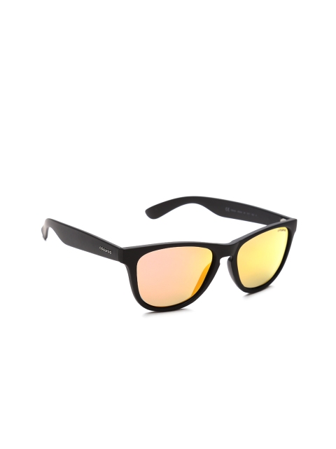 

Polaroid Unisex Mirrored Polarised Wayfarer Sunglasses P8443 9CA 55L6, Yellow