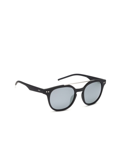 

Polaroid Women Mirrored Browline Sunglasses 1023/S, Metallic