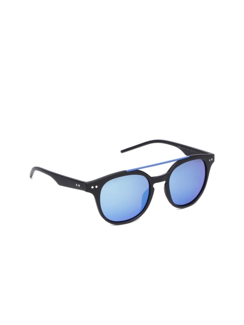 

Polaroid Unisex Round Sunglasses PLD 1023/S DL5 51JY, Blue