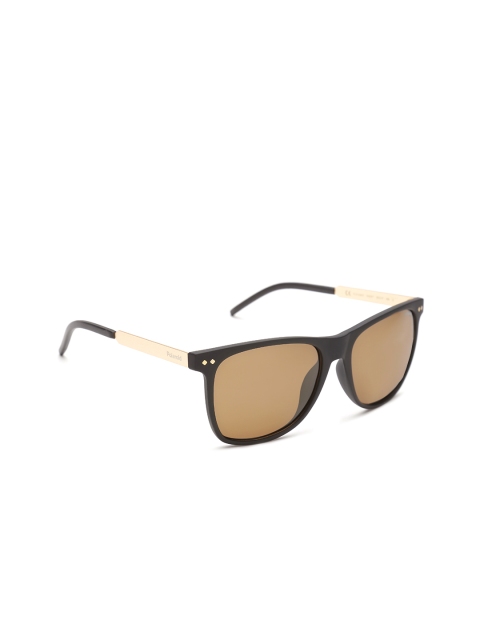 

Polaroid Unisex Square Sunglasses PLD 1028/S SAO 55SP, Brown