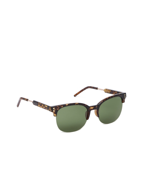 

Polaroid Men Browline Sunglasses PLD 2031/S NHO 54RC, Green