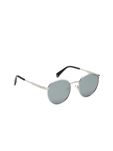 

Polaroid Unisex Round Sunglasses PLD 2053/S 010 51EX, Metallic