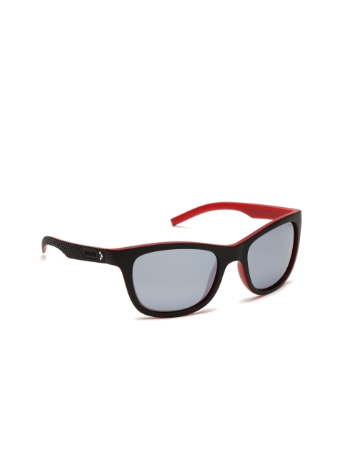 

Polaroid Men Mirrored Wayfarer Sunglasses PLD 7008/S VRA 54JB, Grey