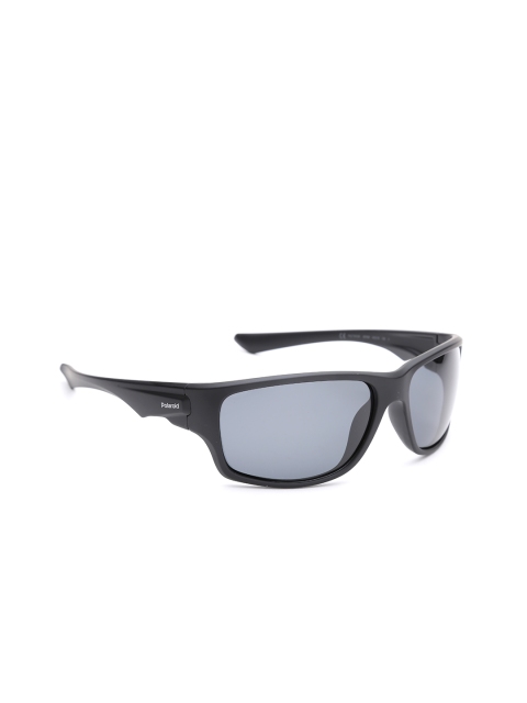 

Polaroid Men Rectangle Sunglasses 7012/S 807 63M9, Grey