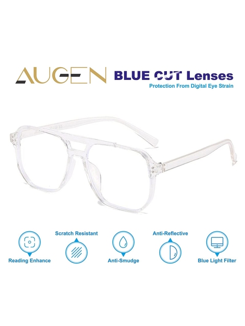 

AUGEN Unisex Transparent Full Rim Square Frames VI-BC-109