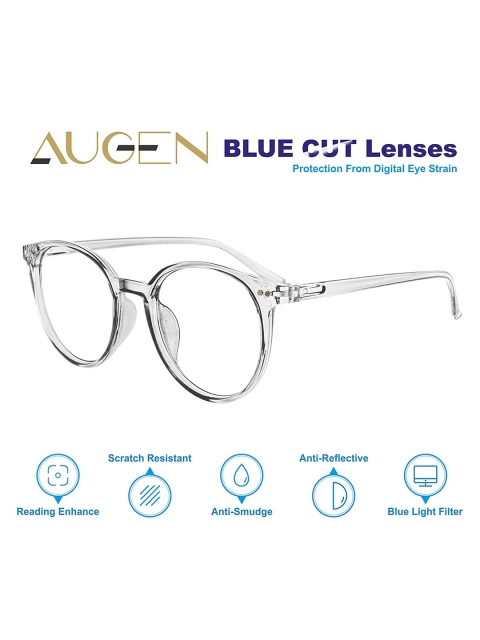 

AUGEN Unisex Transparent Full Rim Cateye Frame