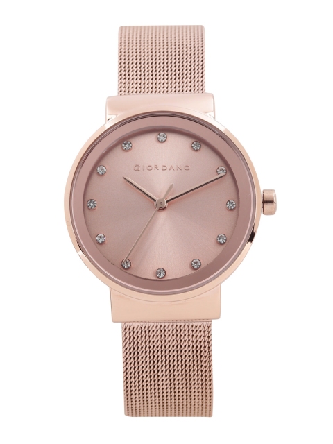 

GIORDANO Women Copper-Toned Analogue Watch A2047-33-