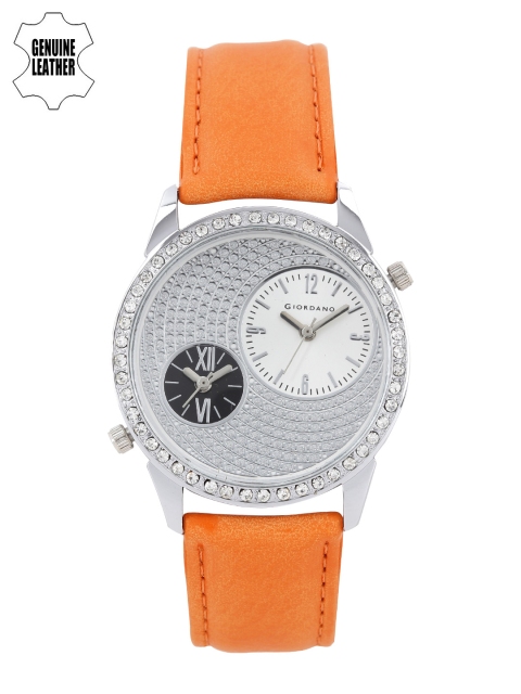 

GIORDANO Women Silver-Toned Analogue Watch 60070-02-88