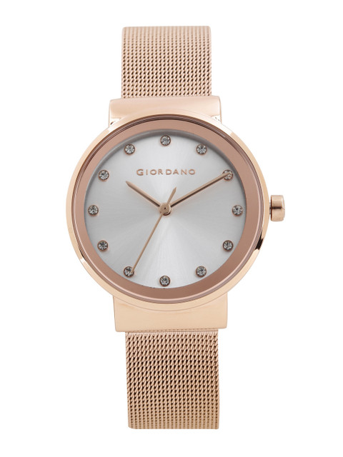 

GIORDANO Women Silver-Toned Analogue Watch A2047-22
