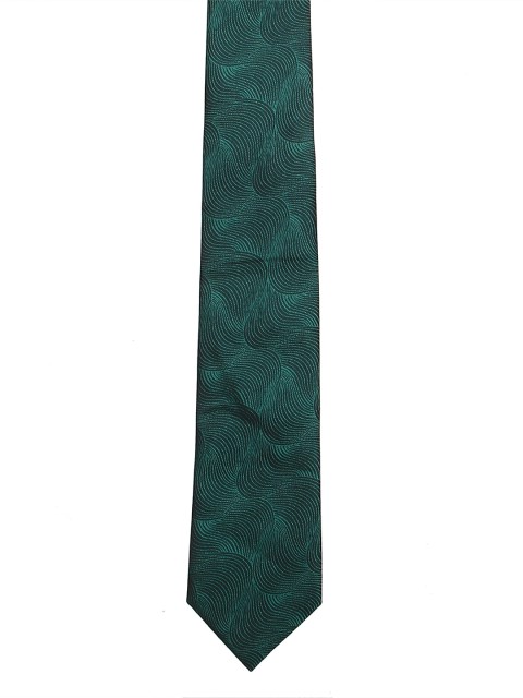 

Calvadoss Men Green Printed Broad Tie