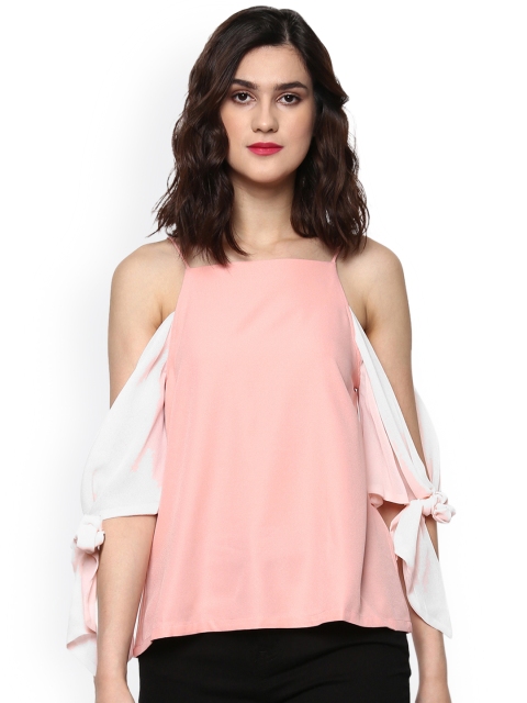 

SASSAFRAS Women Pink Solid Top