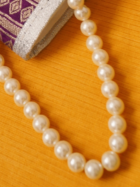 

Unnati Silks White Necklace