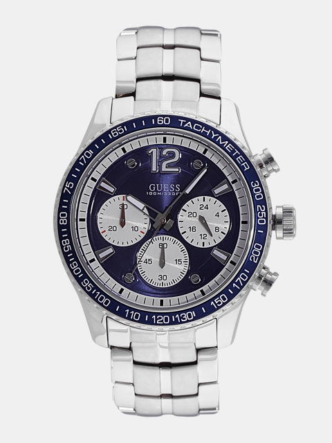 

GUESS Men Navy Analogue Watch W0969G1, Navy blue